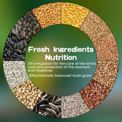 Nobleza Premium Bird Food - Complete Nutrition for Lovebirds