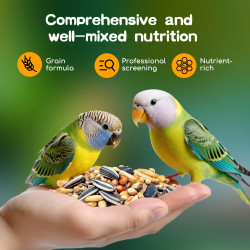 Nobleza Premium Bird Food - Complete Nutrition for Lovebirds