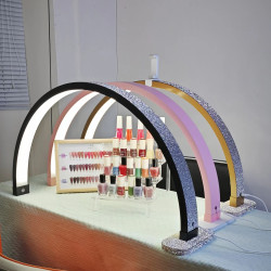 LED Desk Lamp with U-Shaped Arc for Nail, Half Moon Light for…