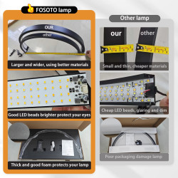 LED Desk Lamp with U-Shaped Arc for Nail, Half Moon Light for…