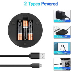 Calca LED Display Night Lamp 16 Colors Acrylic Panel Remote Control