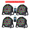 RGB LED-Stagebeleuchtung 36 Par (4 Stück), DMUX und Audio für Clubs…