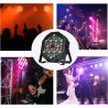 Luces de escenario LED RGB 36 Par (4 piezas), control DMX y audio…