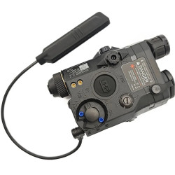Tattische Taschenlampe PEQ 15 mit roter Laserlicht-, weißer Licht-…