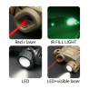 Tattische Taschenlampe PEQ 15 mit roter Laserlicht-, weißer Licht-…