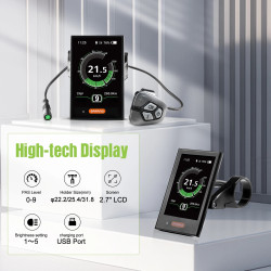 Bafang DPC18-Display für Zentralmotor-Umbaukit für Elektrofahrräder…