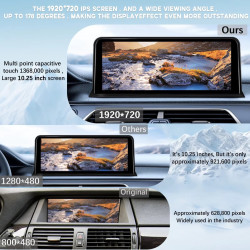 10.25'' 1920*720 CarPlay Wireless Screen for BMW X1 F48 2016-2020