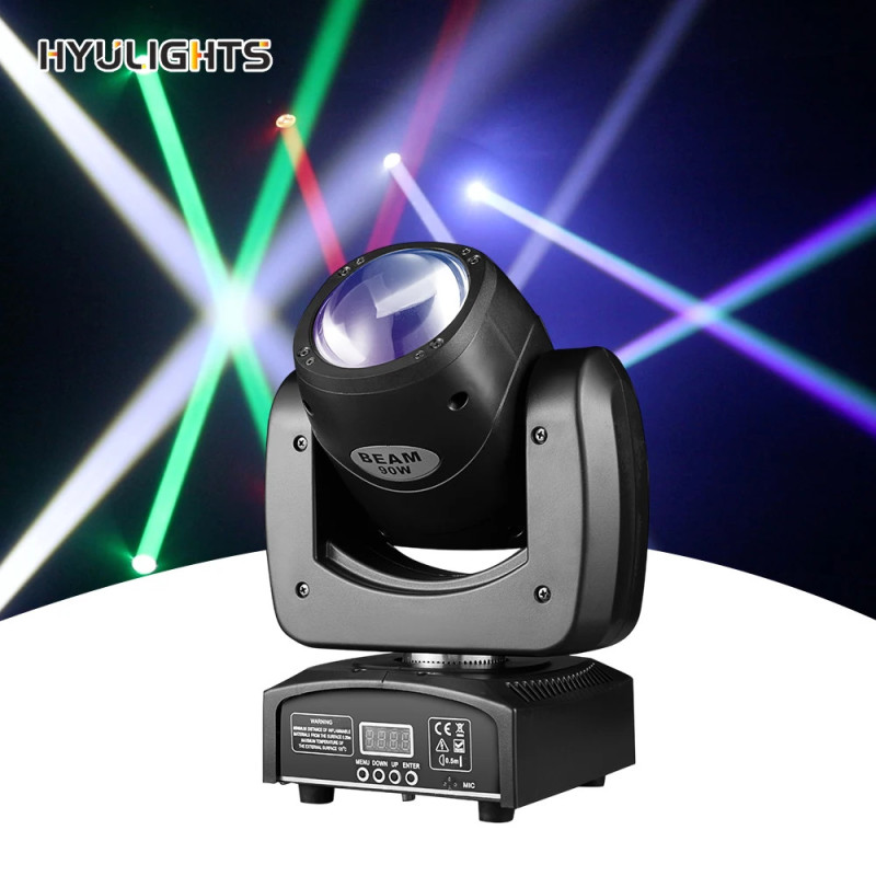 Cabeza móvil de haz LED RGBW de 90W con control DMX512 para…