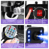 U'King US consegna del magazzino LED RGB DJ macchina del fumo…