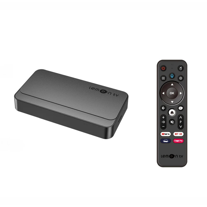 Livraison de France : TV Box LEMON avec interface RJ45, adaptateur…