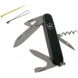 Victorinox Spartan Swiss Army Knife - 12 Functions, Black
