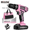 HILDA 21V Portable Fashion Edition Cordless Drill