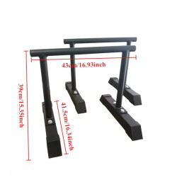 EIGFOH Adjustable H-Shape Parallel Bars for Chest & Shoulder Training