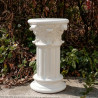 Eleganti Sculture di Colonne Romane/Grecche in Resina Bianca -…
