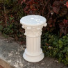 Elegant Roman/Greek Column Sculptures in White Resin - Self-Standing…