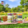 Set di 13 Contenitori Ermetici per Alimenti Senza BPA in Plastica…