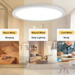 Modern Ultra-Thin Ceiling LED Lamps - 3000K 4000K 6500K
