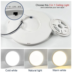 Modern Ultra-Thin Ceiling LED Lamps - 3000K 4000K 6500K