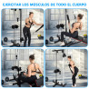 EIGFOH Freestanding Functional Trainer Cable Cross Machine