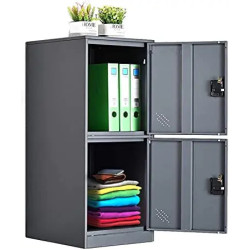 MECOLOR Kleine Vertikale Schrank mit Einem einzigen Fach und Schlösser