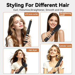Stylero para el cabello 5 en 1 profesional, secador de pelo…