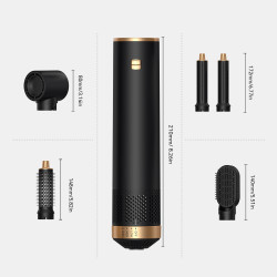 Styler pour les cheveux 5 en 1 Professionnel, Asciugacapelli…