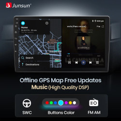 Junsun V1 Stock UE CarPlay para Toyota Hilux, Android Auto…