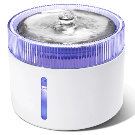 Nobleza 2L Cat Water Fountain with Ultra-Quiet Pump & LED Light