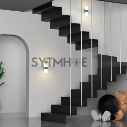 Set de 2 Appliques à LED Dimmerables Modernes Noires de 12W avec…