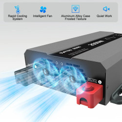 Inverter hors réseau de stockage UE CC 12V à CA 220V 230V