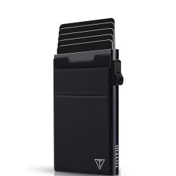 Aluminum Wallet with Snaps, RFID Block, Slim Credit Card Holder with…