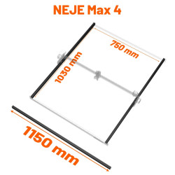 NEJE Max 4/NEJE 3 Max V2/NEJE Max 4 V2 Aluminum Alloy Extension Guide