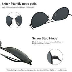 Classic Vintage Sunglasses with Photochromic Lenses for Men and Women