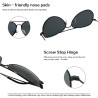Classic Vintage Sunglasses with Photochromic Lenses for Men and Women