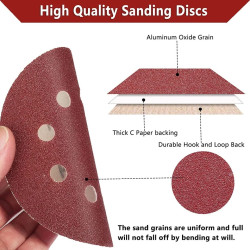 DE Warehouse 24H Free Shipping 72 Pieces Sanding Discs With Hook And…