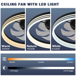 LED Crystal Chandelier with Remote Control for Home Fantasy…