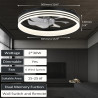 Lampara de cristal LED con control remoto para accesorios…