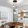 Lampadario Moderno a 3 Teste in Cristallo K9 LED, Lampada a…