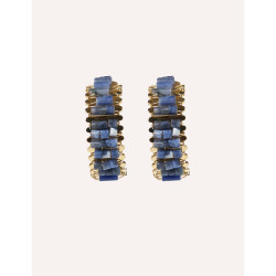 CUCOCUCA YXQ E14 Natural Stone Stainless Steel Stud Earrings