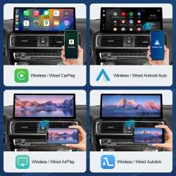 Écran multimedial Wireless CarPlay de 12,3 pouces pour BMW Série 1 2…