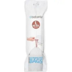 Brabantia PerfectFit 40L Household Trash Bags with Pull-Band Closure