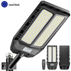 Lampada solare all-in-one professionale con batteria LiFePO4 da 9Ah…