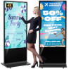 MWE Magazzino USA Digital Signage da 65 Pollici da Pavimento Touch…