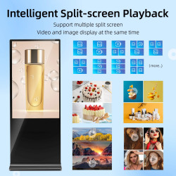 MWE Magazzino USA Digital Signage da 65 Pollici a Pavimento Touch…