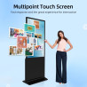 MWE Magazzino USA Digital Signage da 65 Pollici da Pavimento Touch…