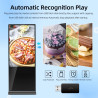 MWE Digitale Schaufensteranzeige 65 Zoll Fußboden Touchscreen…