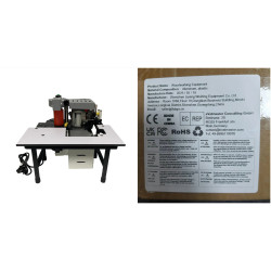Maquina de borde portátil para madera y PVC con adhesivo bilateral…