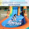 tobogán inflable comercial de PVC para exteriores de 21x9x12…
