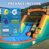 Commercialer PVC-Rutschen für draußen 21x9x12 FT/6.4x2.75x3.65 m mit…