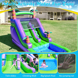 Commercial Inflatable Water Slide PVC 21x9x12FT for Outdoors…